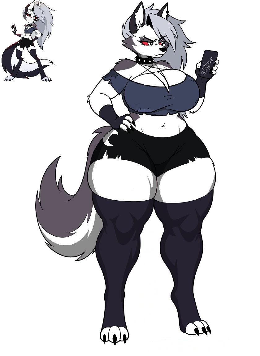 SomeFluffyFurry's tweet photo. Thick Thighs saves Lives... But when it comes to Loona, she will Crush your skull between her thighs.

...But that aside, i finished drawing MY NUMBER 1 FAVORITE CHARACTER. i even did 2 different versions, The normal ones with normal shadows/shading, and pure black shadows, enjoy https://t.co/DKEim0bXe6