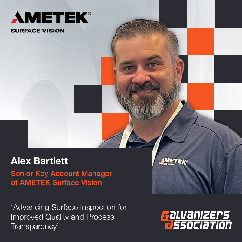 surfacevision's tweet photo. Galvanized and galvannealed surfaces present a demanding optical inspection environment.

Surface reflectivity, coating texture, strip vibration, product variation, and defect scale can all influence defect visibility and inspection performance.

At the Galvanizers Association 2026 Annual Conference, Alex will present on 'Advancing Surface Inspection for Improved Quality and Process Transparency.'

Through practical galvanizing examples, his presentation will explore how our approach to surface inspection helps galvanizers improve defect visibility, evaluate surface conditions more consistently, and strengthen process investigations.

If you are attending the conference, be sure to join Alex's presentation.

📅 September 22, 2026
📍 South Carolina, USA

#SurfaceInspection #Galvanizing #SteelManufacturing #SteelDefects #GalvanizersAssociation