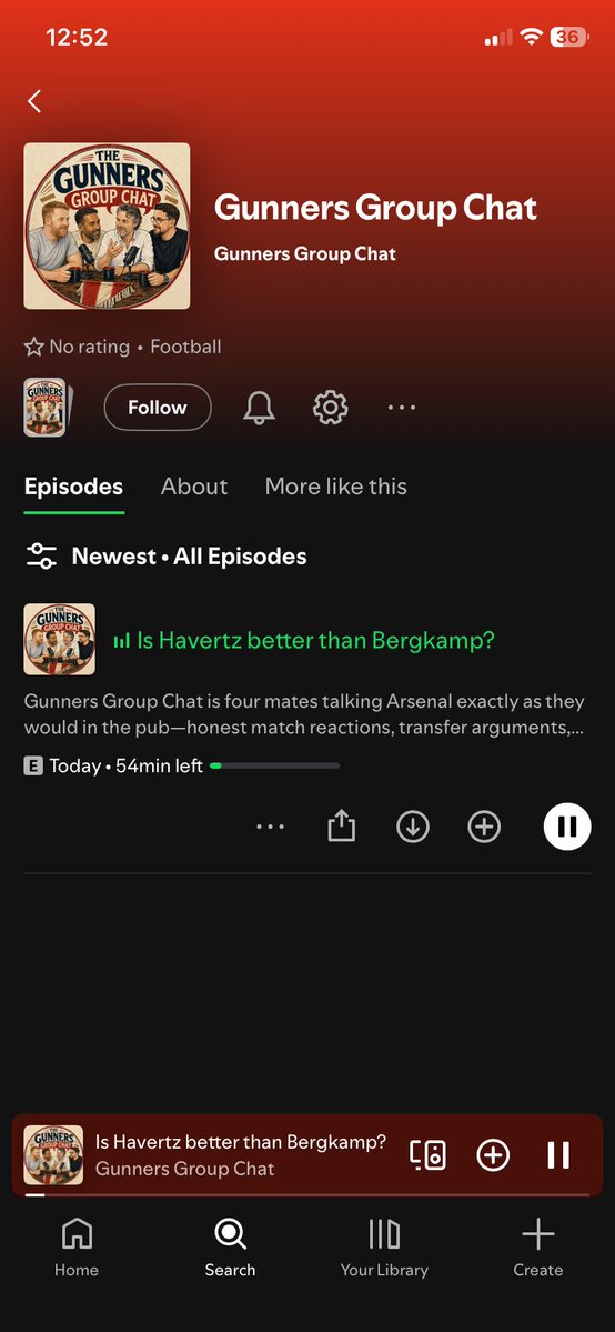 gunnergroupchat's tweet photo. We are live 🎤🎙️

We’ve officially launched our new Arsenal podcast, Gunners Group Chat! The first two episodes are live on Spotify and Amazon Music/Audible, with Apple Podcasts coming shortly.

#GunnersGroupChat #Arsenal #AFC

https://t.co/ncsOR1FFzX https://t.co/hMz77fmB1b