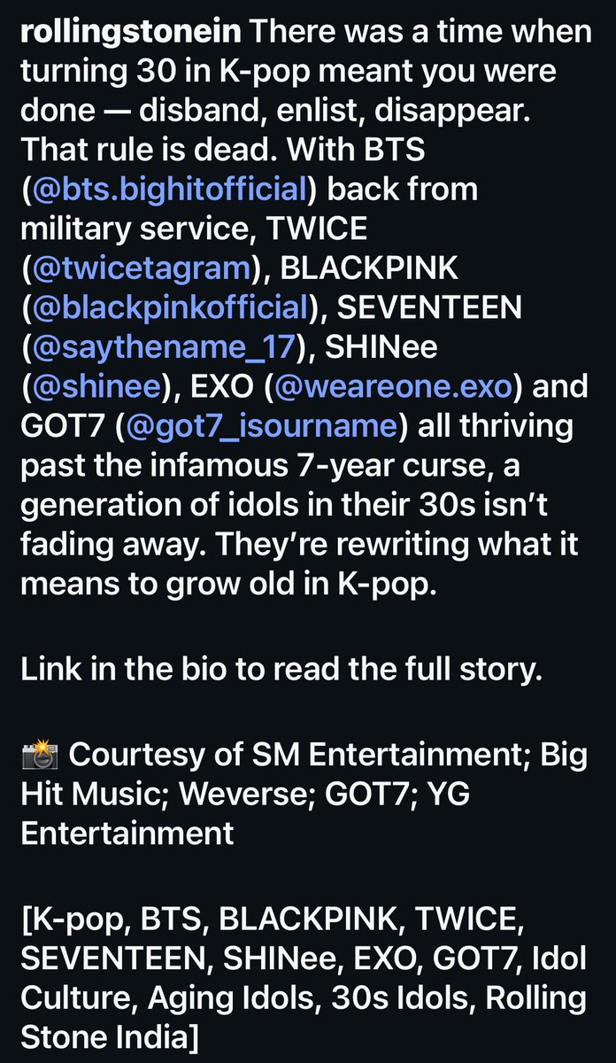 Chalermwan3's tweet photo. rollingstonein’ IG Update 
#GOT7 @GOT7 https://t.co/jc8BMEIp2u