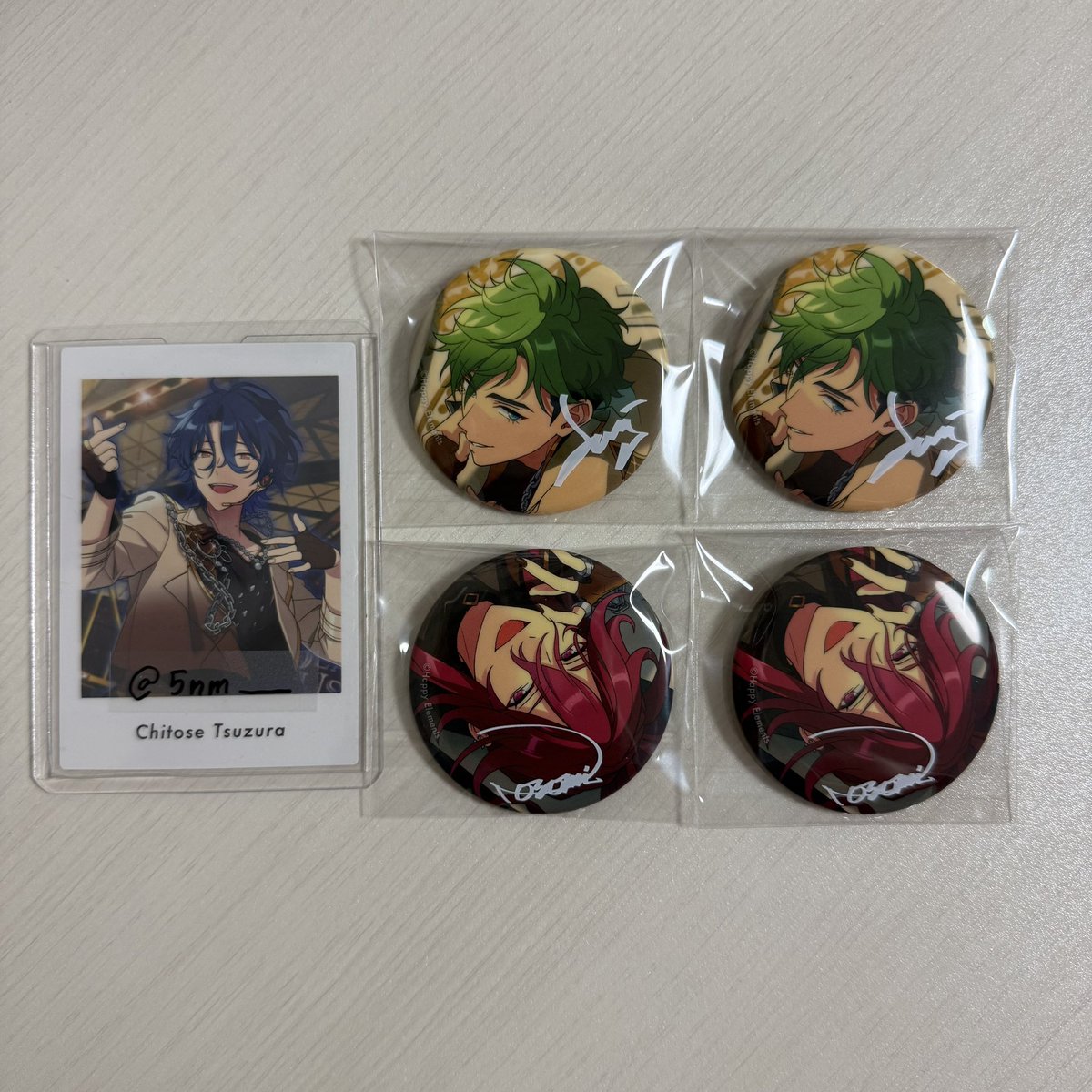 5nm_____'s tweet photo. あんスタ メロアス 缶バッジ P.A.shots!! 交換 

譲 ｜ ジュイス 望見

求 ｜ チトセ

郵送での交換になります📮
検索からもお気軽にお声かけください。
リトリン任意で🙌🏻 https://t.co/8sbB3XlhMs