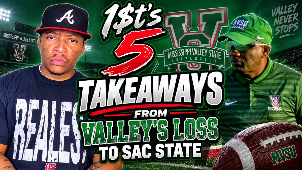igentllc's tweet photo. 1$t's 5 Takeaways from Mississippi Valley State's 52-0 Loss to Sacramento State

LINK: https://t.co/JqQRkr8VNy

#putitonsomething #mississippivalleystate #hbcu #mississippi #swac https://t.co/DiW5WnSRCu
