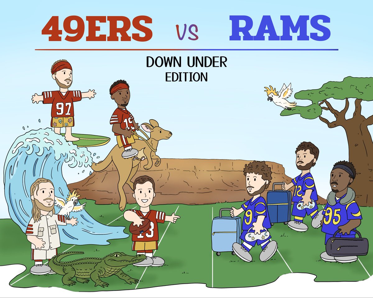 ritaoak_art's tweet photo. Happy Game Day! 🇦🇺🦘
The wait is over and the Niners are officially back! We already won the Aussies, now let’s win this game! 🫡💥 https://t.co/SEqyq5H4O8