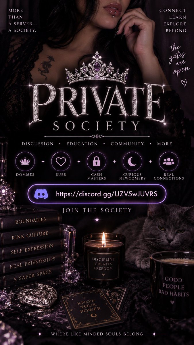 PvtSocietyVIP's tweet photo. Good morning Findom &amp; Femdom! The Private Society launch part was a success! We have some new members that are loving it within our gates. 

Educational content is being posted, something new everyday. Be sure to join so you don’t miss out on the OG status 🤭🥰 https://t.co/kS6no7d8OD