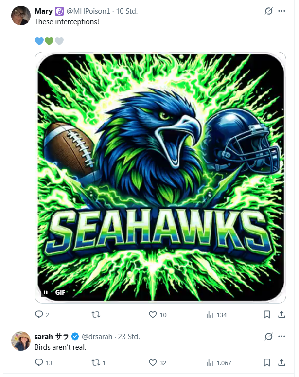 Joe_not_Jo's tweet photo. #Twittertreffer #BIRDS
these two came up in my Timeline like this
@MHPoison1 @drsarah https://t.co/jCV62LCLU6