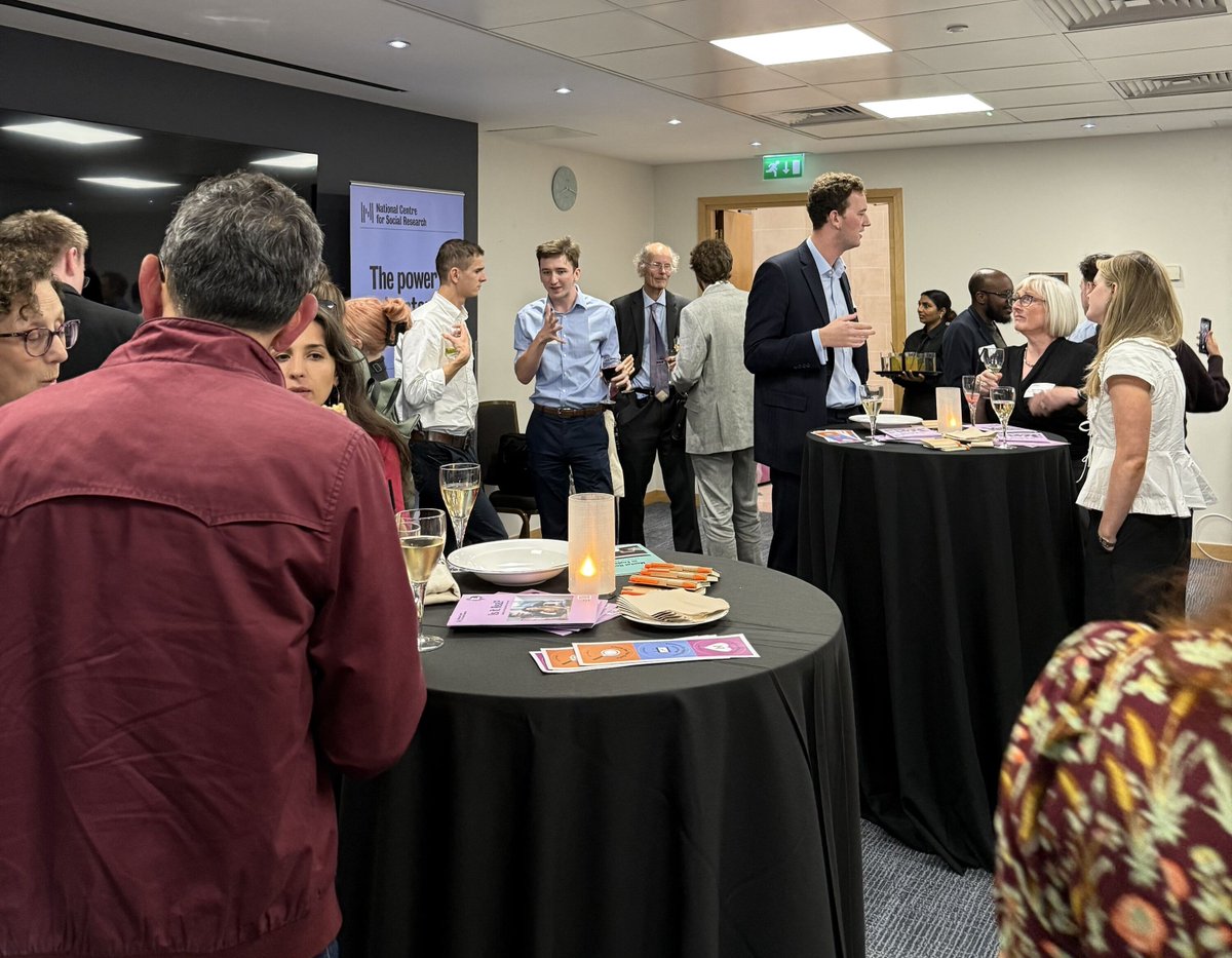 NatCen's tweet photo. Thank you to everyone who joined us, both in person and online, for yesterday’s 𝗕𝗿𝗶𝘁𝗶𝘀𝗵 𝗦𝗼𝗰𝗶𝗮𝗹 𝗔𝘁𝘁𝗶𝘁𝘂𝗱𝗲𝘀 | 𝗕𝗿𝗶𝘁𝗮𝗶𝗻’𝘀 𝗦𝗮𝗳𝗲𝘁𝘆 𝗡𝗲𝘁 event.
 
The third British Social Attitudes release in our new quarterly format explored public views on two of the UK’s most pressing social policy issues: welfare and the NHS.
 
Thank you to our wonderful speakers 𝗦𝗶𝗿 𝗝𝗼𝗵𝗻 𝗖𝘂𝗿𝘁𝗶𝗰𝗲 @whatukthinks, 𝗗𝗿 𝗥𝗼𝗯𝗲𝗿𝘁 𝗱𝗲 𝗩𝗿𝗶𝗲𝘀, 𝗔𝘃𝗻𝗲�� 𝗠𝗼𝗿𝗷𝗮𝗿𝗶𝗮 and 𝗟𝗲𝗼𝗻𝗼𝗿𝗮 𝗠𝗲𝗿𝗿𝘆 @leonoramerry, as well as our chair 𝗠𝗶𝗰𝗵𝗮𝗲𝗹 𝗗𝗮𝘃𝗶𝘀 for an insightful discussion. 
 
As Britain's longest-running measure of public opinion, BSA continues to provide unparalleled insight into how attitudes, values and expectations are evolving across the UK. We look forward to sharing more insights from the latest survey in the months ahead. 

If you were unable to join us, you can watch the recording here: https://t.co/s2DXwIQH2k
 
#BritishSocialAttitudes #BSA #SocialResearch #PublicOpinion #Policy #Welfare #NHS