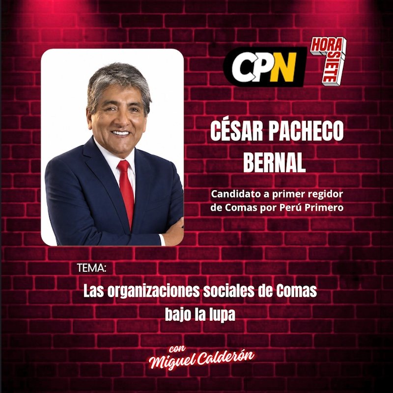 macalderonpaz's tweet photo. Hoy jueves a las 7 en Hora 7...Hora 7 de lunes a viernes a las 7 de la noche, por CPN de Cable Perú, Bantel y Vemax TV, además de redes sociales...
Entrevistas: 921482972
Coordinaciones: 946 028 099
Puedes seguirnos por Facebook:
https://t.co/qI1NLMjkmb
https://t.co/BBaCPwlGcp vi https://t.co/DEKNaYqiwF
