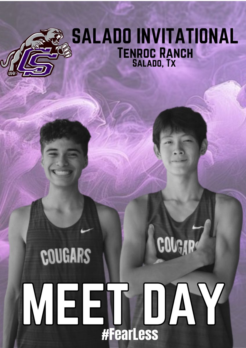 CSHS_Distance's tweet photo. 🏁RACE DAY🏁

🆚Salado Invitational
📍Tenroc Ranch
📊 https://t.co/8tpB1EzfUF

#FearLess https://t.co/b08ARZTKVp