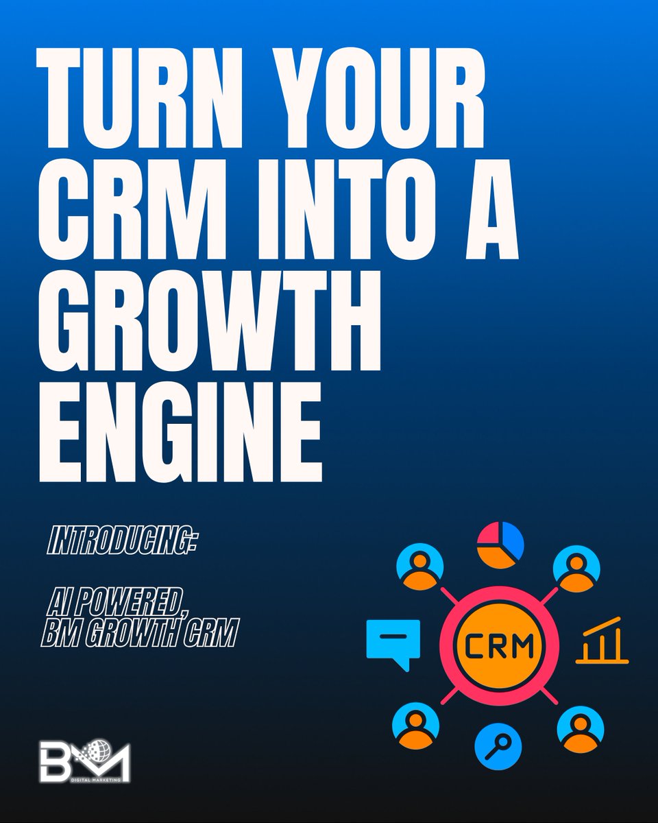 bmmarketinguae's tweet photo. TURN YOUR CRM INTO A GROWTH ENGINE 👍
.
.
we are a full-service agency, we are BM Digital Marketing that provides:
✅ Social Media Marketing & WhatsApp marketing
✅ Content Creation
✅ Lead Generation Campaigns
✅ Google Ads (PPC)
✅ Branding & Design
✅ SEO Services
Contact Us
BM Digital Marketing Agency in Dubai.
Mobile / WhatsApp: +971 55 488 7801
Website: https://t.co/FW8EOnrLxt
Email: info@bmmarketing.ae
Address: Concord Tower, Office No. 44, 9th Floor, Al Sufouh – Dubai Media City – Dubai – UAE 📍
✨ Your growth starts with one click — let’s build something powerful together. ✨
#BMMarketing #DubaiBusiness #DubaiMarketingAgency #DigitalMarketingDubai #socialmediaagency