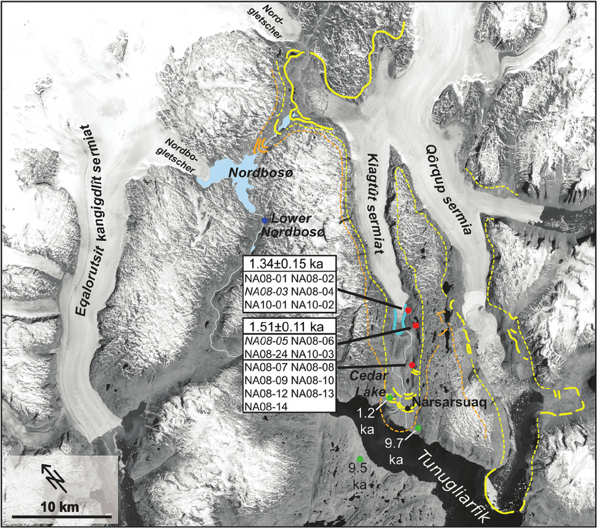 BuildAtlantis2's tweet photo. ice choked qorqup, nordbo glacier + lake https://t.co/btmgzr9AYm