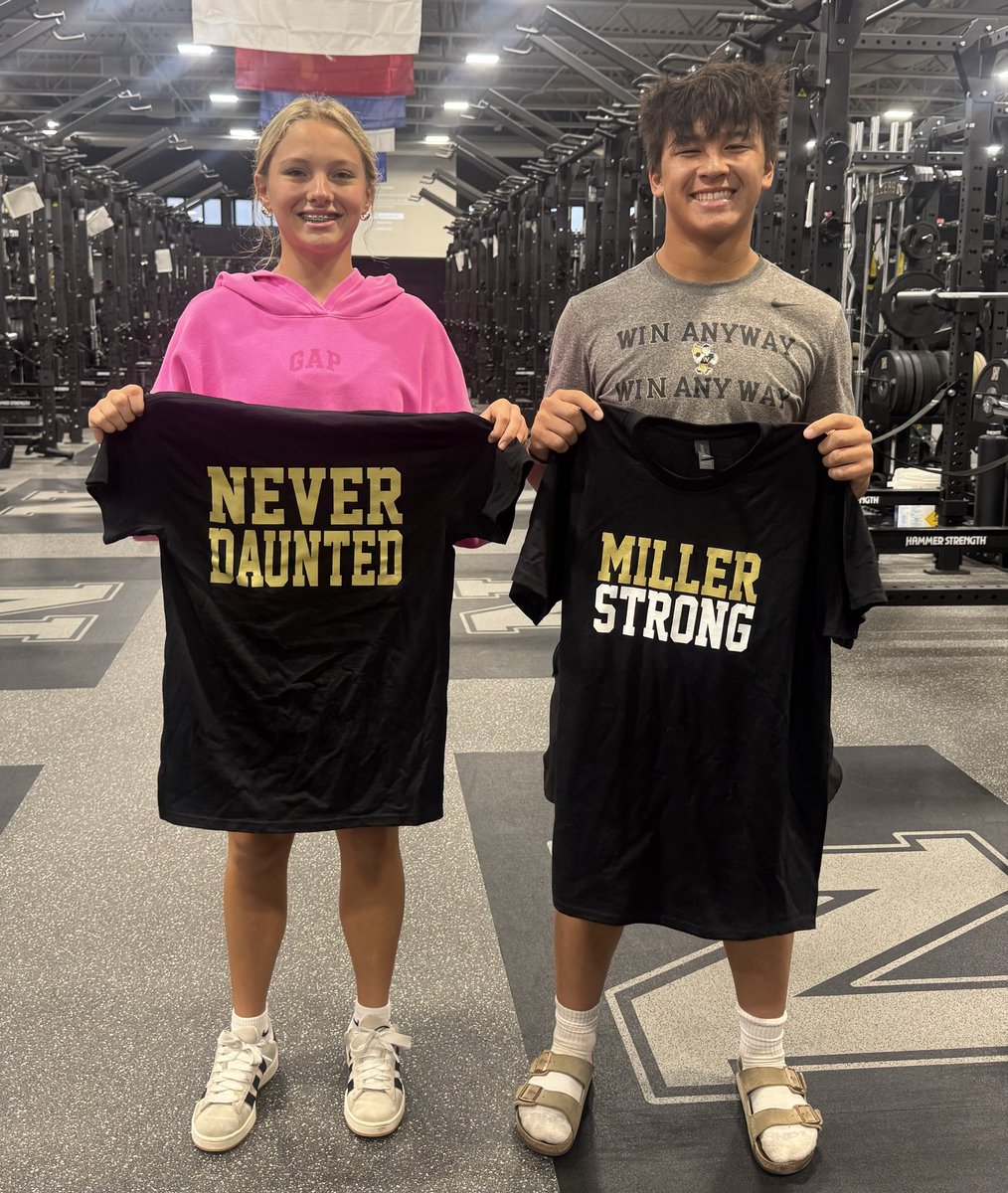 MillerStrength's tweet photo. First nominations of the year for Never Daunted shirts in block 2: Jerzi and Ethan! https://t.co/1fL3E1nH8U