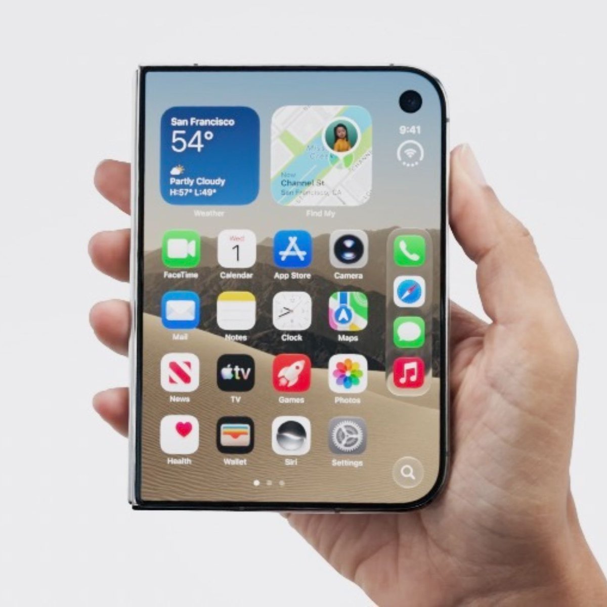 Dexerto's tweet photo. YouTuber Marques Brownlee says the iPhone Duo "mogs" the Samsung Fold

"The least crease I've ever seen on a folding phone. It's definitely not gone" https://t.co/Dylz2KrnVv