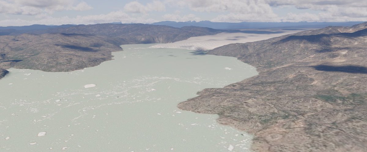 BuildAtlantis2's tweet photo. ice choked qorqup, nordbo glacier + lake https://t.co/btmgzr9AYm