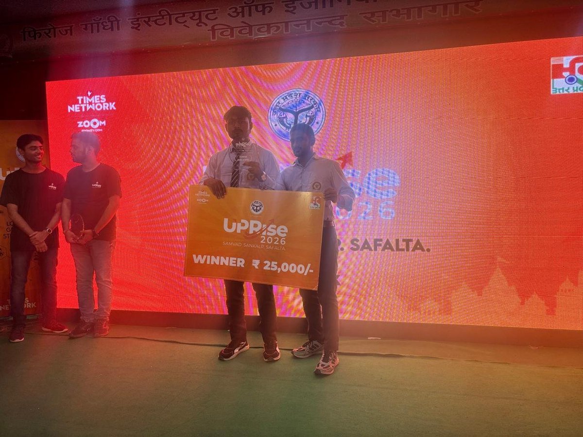 Rony_Shekha's tweet photo. More than a competition, #UPRise2026 is creating a platform where UP’s youth can turn ideas into possibilities. https://t.co/rU63SjH5lB
