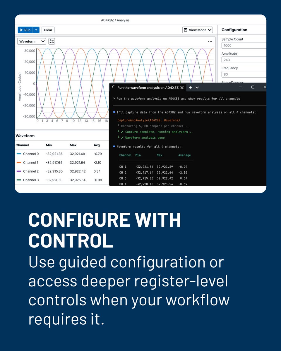 ADI_News's tweet photo. Evaluation Studio is our new unified environment for hardware evaluation. See what this means for engineers https://t.co/aS8Td9JevU https://t.co/58Ej3zRf5T