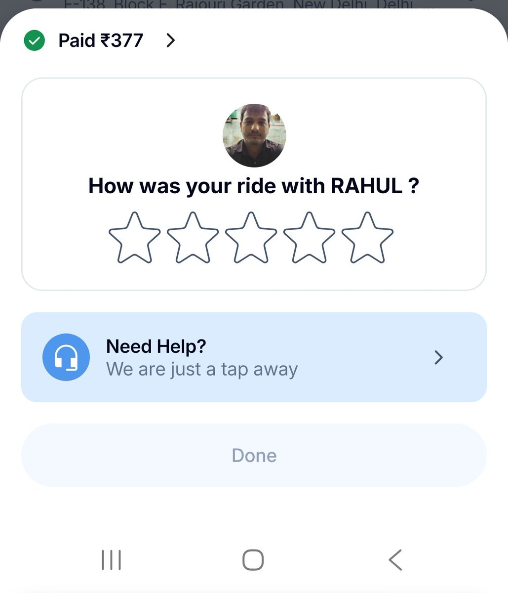 subir's tweet photo. @rapidoapp_ has started dark patterns to loot customers. Cab is booked at a lower rate &amp; when final bill is displayed it is 10-15% extra. Rapido refuses refund citing zero commission model.

This has been happening multiple times. Also the cabs are dirty beyond words. https://t.co/brWqFOdUIe