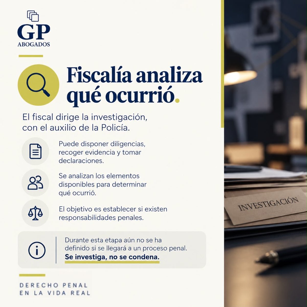GP_abogados_'s tweet photo. ¿Qué pasa cuando te denuncian penalmente? #GPAbogados https://t.co/O2kgNoJSuu