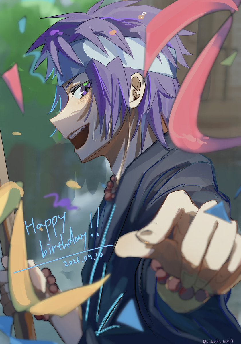 straight_tea49's tweet photo. #鳥束零太生誕祭2026
滑り込み！おめでとう🎉🎉 https://t.co/ah1Pd5z9ts