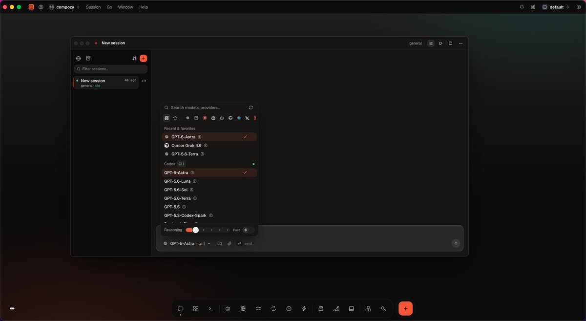 CompozyOS's tweet photo. CompozyOS v0.3.0-beta.24 released 🔥

🌉 Herdr bridge joins the community catalog
🧠 Persistent memory is now opt-in
💤 Background dreaming gets its own separate opt-in
📦 Session compaction still works with memory disabled

Fixes:

📖 Older sessions remain readable after upgrading
🛡️ Update recovery preserves migrated state
👤 Profile scope stays consistent across tools, Loops, and memory
🚀 Spawned sessions keep the correct provider command
🎛️ Native models retain their reasoning capabilities
🔎 Memory recall tolerates unmatched search terms
✏️ Loop authoring stays editable during validation
🖥️ The Global desktop survives workspace catalog changes
🧹 Shutdown reserves time for required cleanup
🔄 Interrupted sessions keep their identity

Upgrading:
Existing explicit memory settings stay as they are. Omitted settings now default to off. No stored memory is deleted.