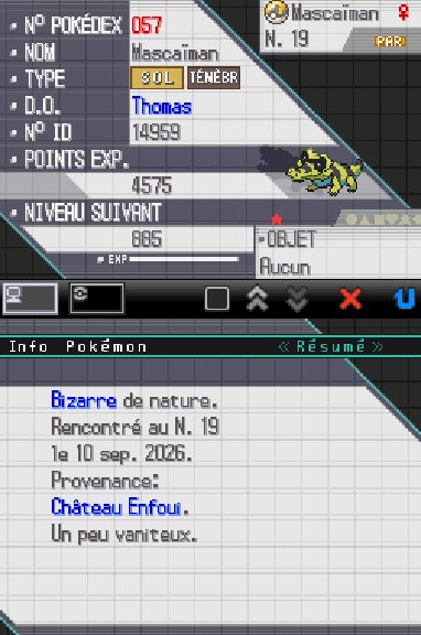 Too_pkmn's tweet photo. Mascaïman femelle shiny trouver sur blanc après 2267 rencontre 

On va phase deux pour le Mascaïman mâle avec la #CSH https://t.co/JbGmz8IQST