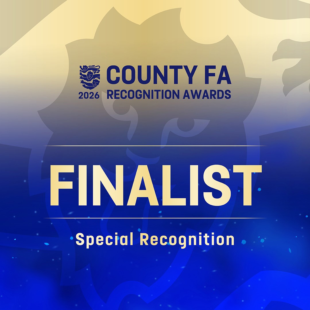 DerbyshireFA's tweet photo. 🏆 NATIONALLY RECOGNISED!

We’re delighted that our Football, Friends & Memories project, in collaboration with @alzheimerssoc, @spireitestrust, @DCCTOfficial, @ErewashCVS, @ActiveDerbys & Sing Along With Ellie has been shortlisted for the Special Recognition Award at the County FA Recognition Awards 2026.

The project brought people affected by dementia together at Chesterfield FC, using the power of football to create connections, friendships and lasting memories.

We’re incredibly proud to see the project recognised nationally and look forward to representing Derbyshire at Wembley Stadium in November.

A huge thank you to everyone who helped make Football, Friends & Memories so special. 💙⚽

Find out more: https://t.co/UkBq15Si92
