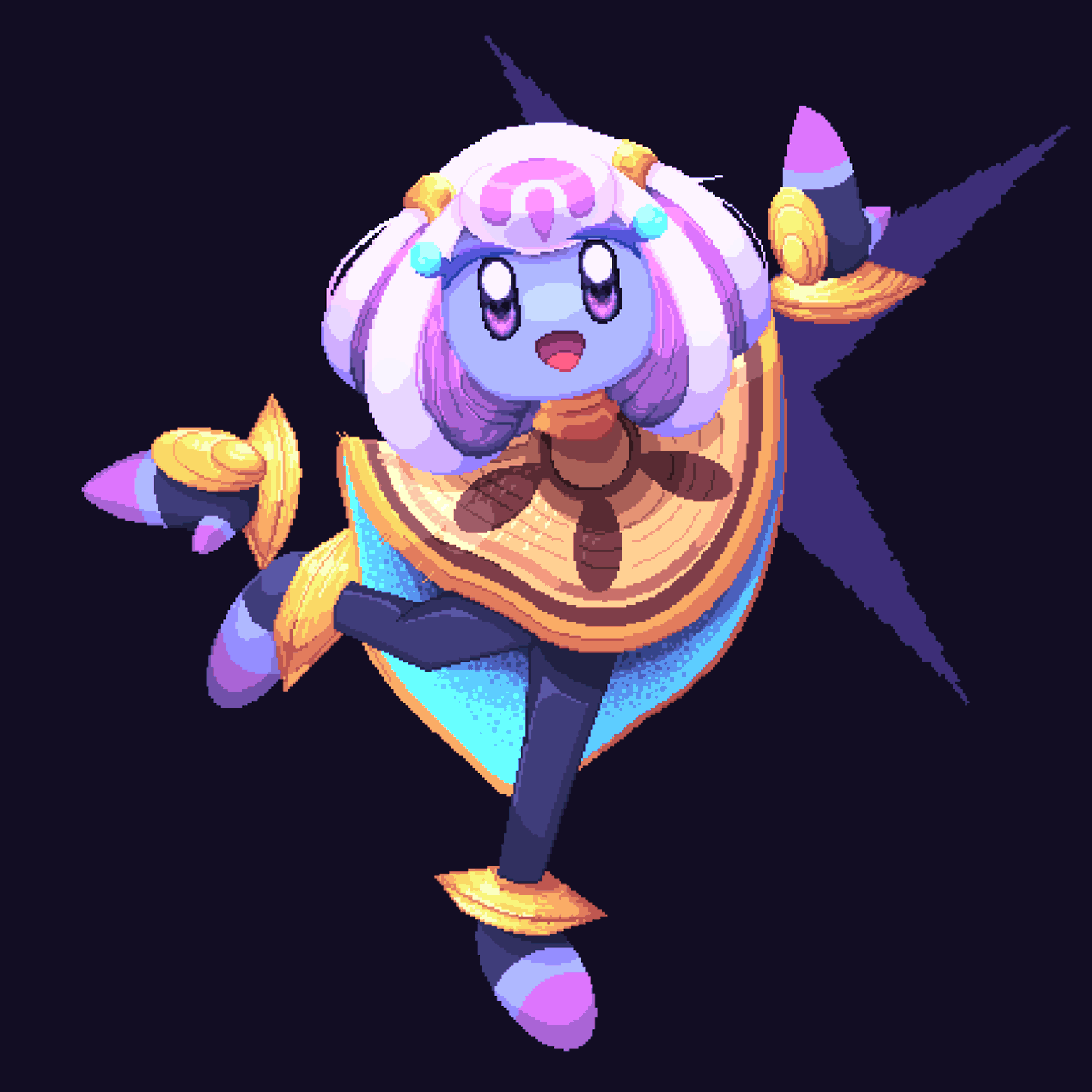 VenXev's tweet photo. I love the new Kirby gal 💙💜🩶 https://t.co/TzSRU0hhlm
