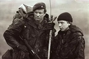 SatoshisSpawn's tweet photo. @ikisabicanal Playing Lt Robert Lawrence 2 Scots guards in Tumbledown and being advised here by Robert Lawrence on the battle, I am bias as I served with 2 Scots guards in the 1980s 😁😁 https://t.co/yq2EeKjjw2
