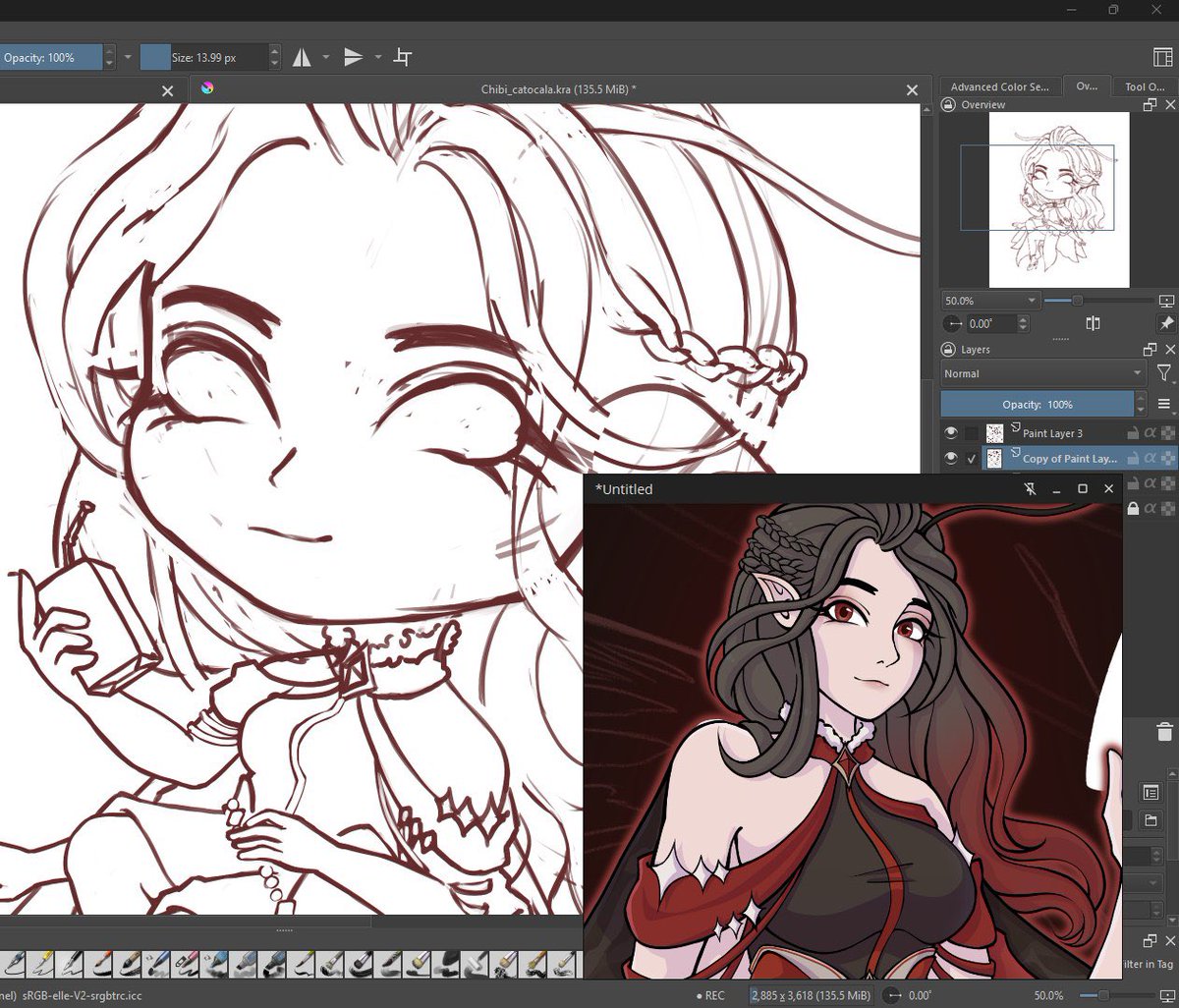 Ruriorio's tweet photo. #wip Chibi for an adopt I sold 2 days ago

I think I want more red and orange in my characters, I really like these colors https://t.co/zh8v7aUFKf