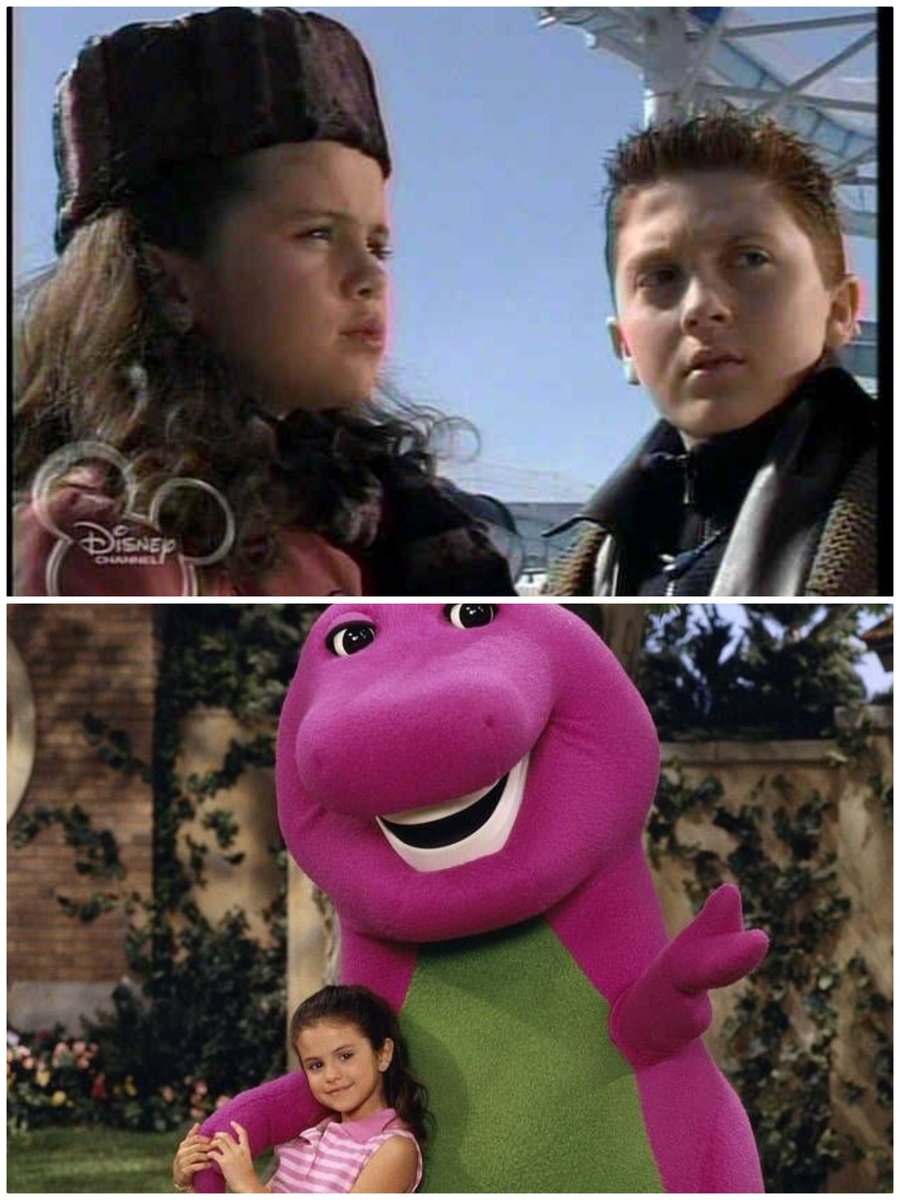 destinycxoh's tweet photo. Selena was on Barney back when no one even knew this guy existed; she had also starred in Spy Kids 3D, so... It’s 2026 now, and people still won't stop trying to claim credit for the success she achieved through years of hard work. Today she has a massive empire of her own as Selena Gomez.