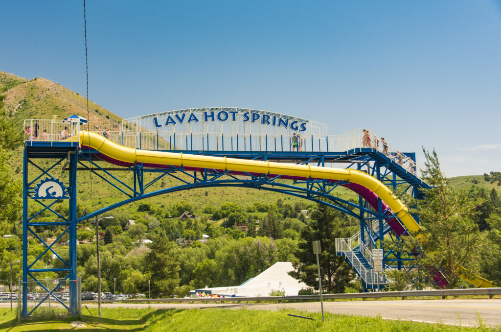 Lava Hot Springs Olympic Swimming Complex And Water Park, Lava Hot Springs.
Photo Credit: Visit Idaho