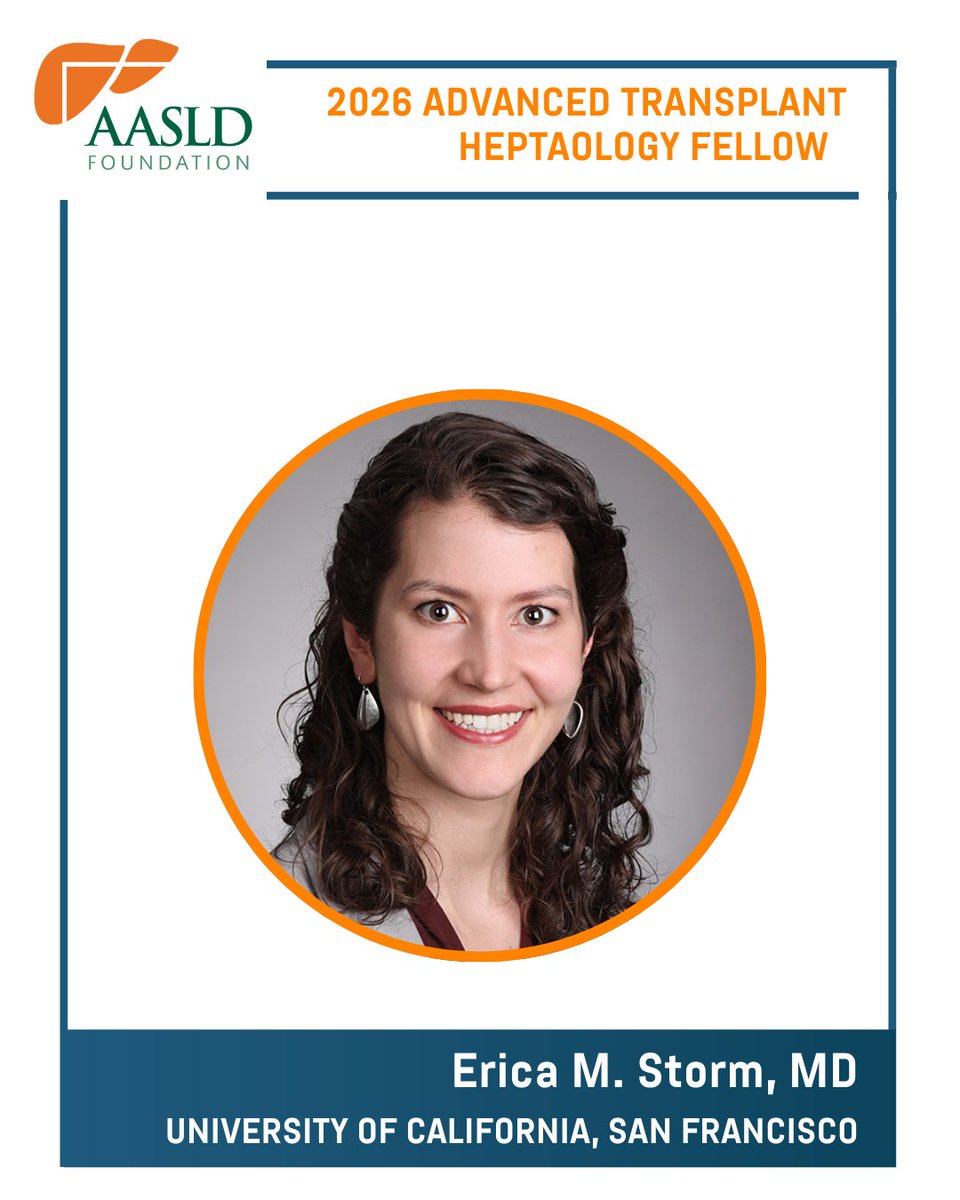 AASLDFoundation's tweet photo. Congratulations to Alexander T. Kusnik, MD, Blake Rosenthal, DO, Erica M. Storm, MD, and Morgan E. Kelly, MD, MPH, recipients of the Advanced/Transplant Hepatology Fellow Award! 

Learn more about this year's award recipients: https://t.co/5JB66pFP87 https://t.co/VvPECuBRHK