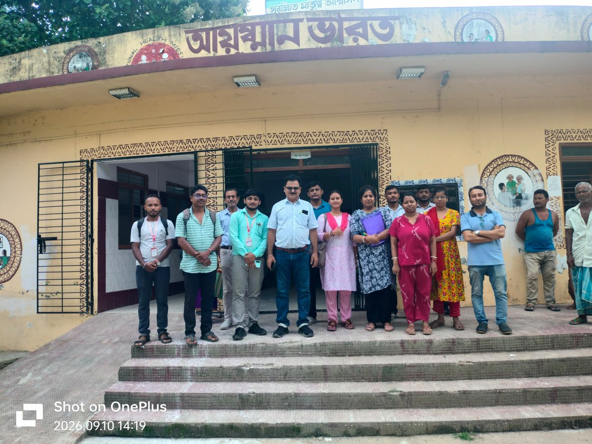 ManashC36115378's tweet photo. Today, Dr. J. M. Das, Chief Medical Officer (CMO), South Tripura, District Health &amp; Family Welfare Society, Government of Tripura, visited Paikhola PHC and attended the ASHA Varosa Diwas programme on 10.09.2026.
During the programme, various aspects related to the upcoming NQAS. https://t.co/sUOKOk87mo