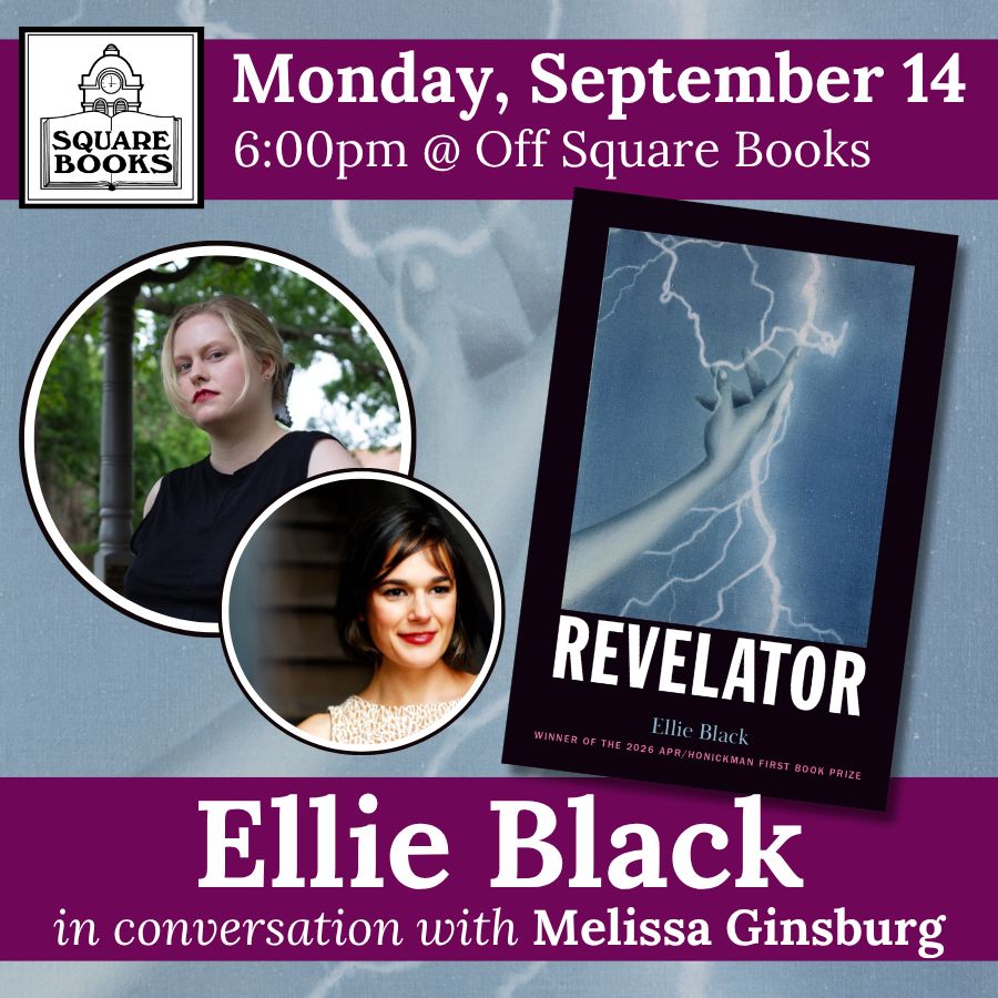 SquareBooks's tweet photo. Ellie Black for Revelator, Coulter Fussell at Southside Gallery, John Talty, Nathaniel Rich, &amp; Kathryn Stockett returns... next week is LOADED with highly anticipated events. You won't want to miss these, and we can't wait to see you there! https://t.co/qtWyf4fQWM