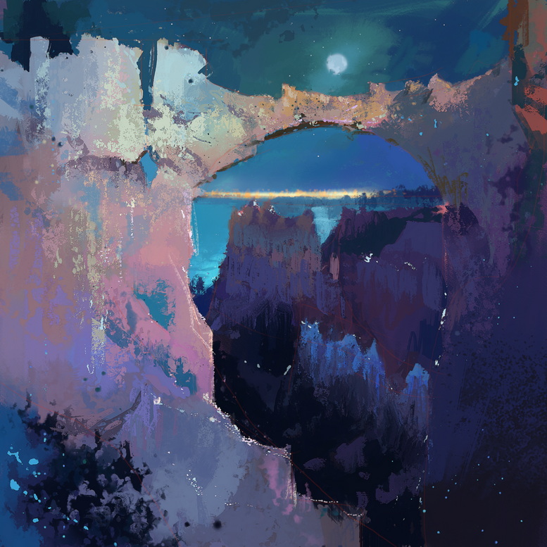 NathanFowkesArt's tweet photo. Inspired by the famous Utah arch where I visited last year. https://t.co/iIgZ0C9EQ8