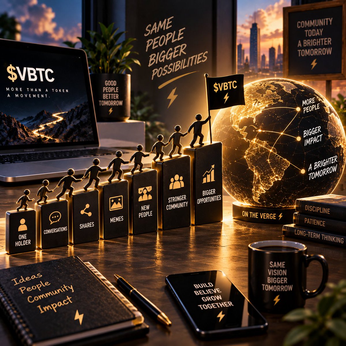 vergebitcoin's tweet photo. ⚡ ANOTHER CHAPTER OF THE VERGE IS BEING WRITTEN.

Every new holder.
Every new follower.
Every conversation.
Every meme.
Every believer who brings someone else in.

It may seem small individually.
But together, this is how movements are built.

$VBTC isn't just about a token.

It's about building a community with an identity, a story, and a shared vision.

We're still early.
There are still chapters unwritten.
There are still millions who haven't discovered the Verge.

To every Verger here:
You're part of the beginning. ❤️⚡

The story continues.