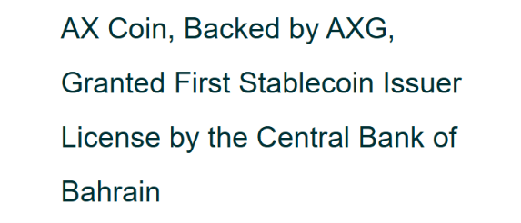 GolfProRob's tweet photo. AXG IS BUILDING A REGULATED STABLECOIN RAIL BETWEEN ASIA AND THE MIDDLE EAST.
AX Coin became the first issuer licensed under the Central Bank of Bahrain stablecoin framework.
Then in August, AXBHD received Sharia certification after a formal review of its issuance, reserves, governance and revenue model.
Add $1.04B in stablecoin + fiat trading volume, up 395% YoY, and the story becomes much bigger than another crypto token.
This is the institutional infrastructure angle I am watching $AXG