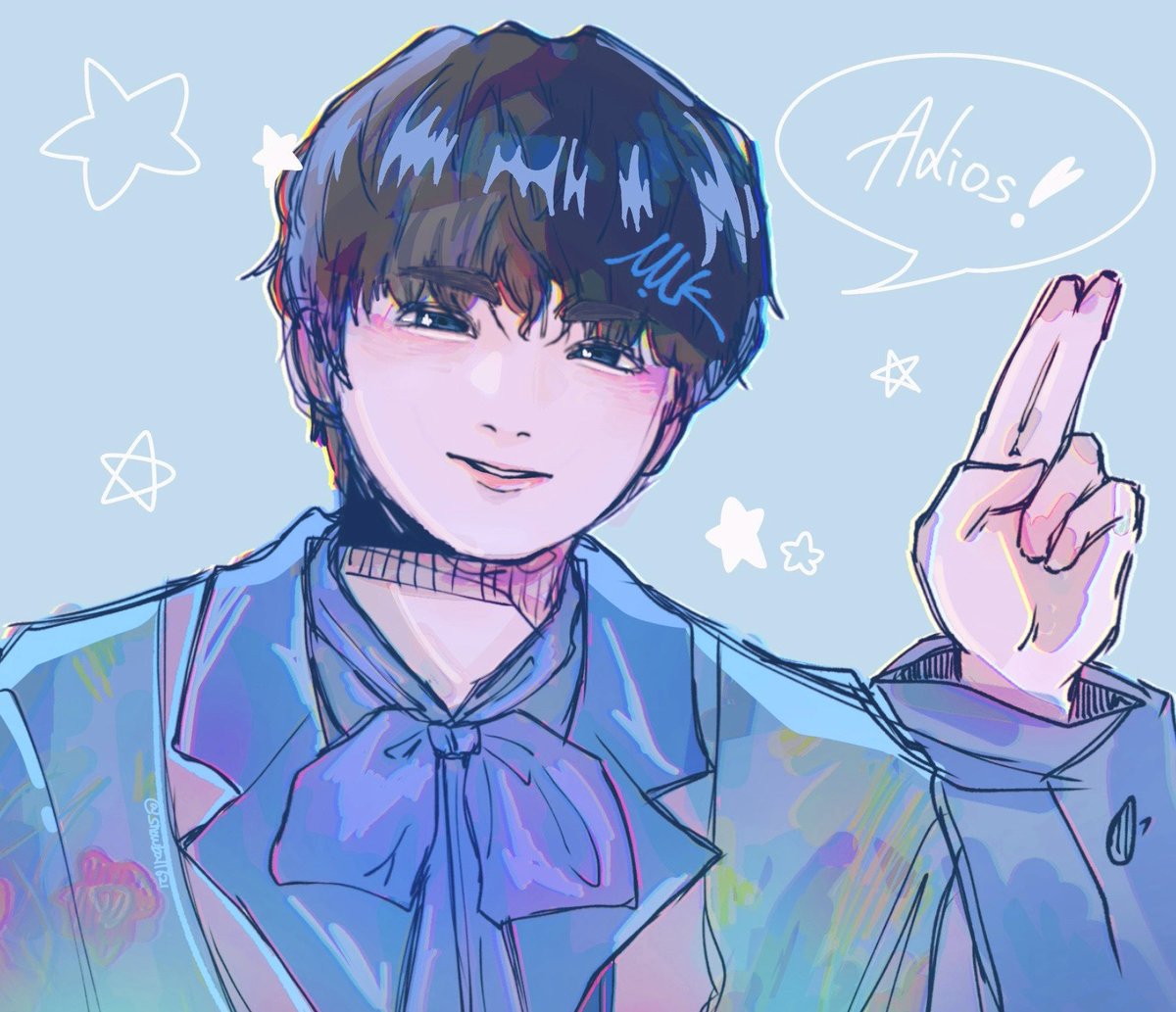 snowball621's tweet photo. 𝐇𝐚𝐩𝐩𝐲 𝐁𝐢𝐫𝐭𝐡𝐝𝐚𝐲.⋆𝜗𝜚.*💙🐧🎉
#みるきーずお絵描き部 https://t.co/ddrFppuJ6F