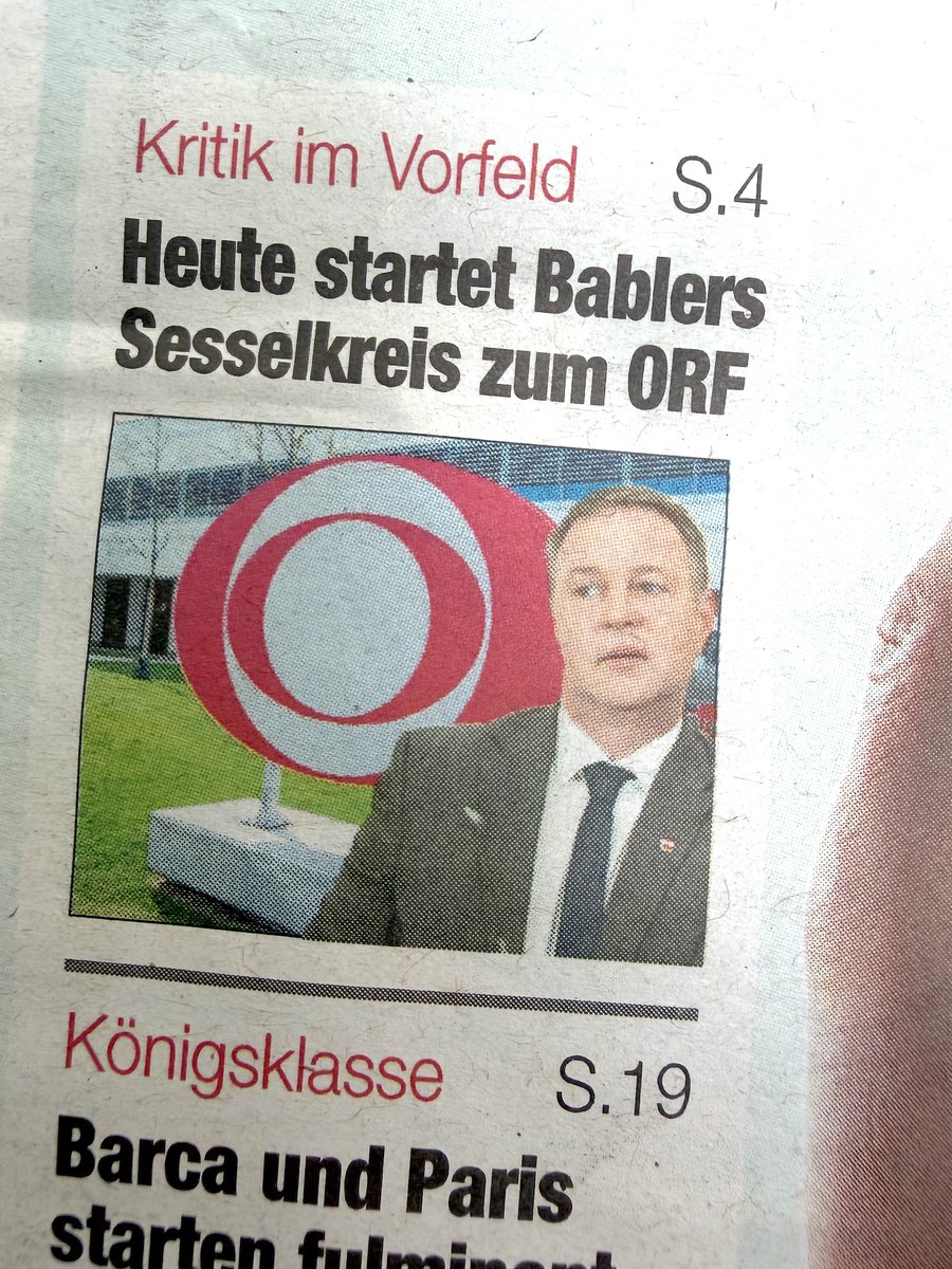 Groebchen's tweet photo. Den Abgrund zwischen dieser Beurteilung ("Sesselkreis" - warum wohl, @oe24at ?) und der Realität kann man hier im Live-Stream sehen: https://t.co/REDL1kKFbq #ORF #Medien #Politik https://t.co/Bn1cMzxenJ