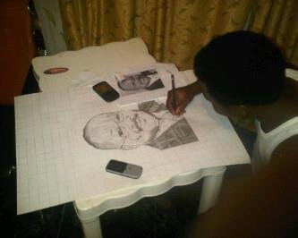PoojaMedia's tweet photo. When i still dey draw. 🤣

Me drawing Gov. Ajimobi then during his first time. 

May his soul continue rest in peace https://t.co/6iuS2Y5XAw