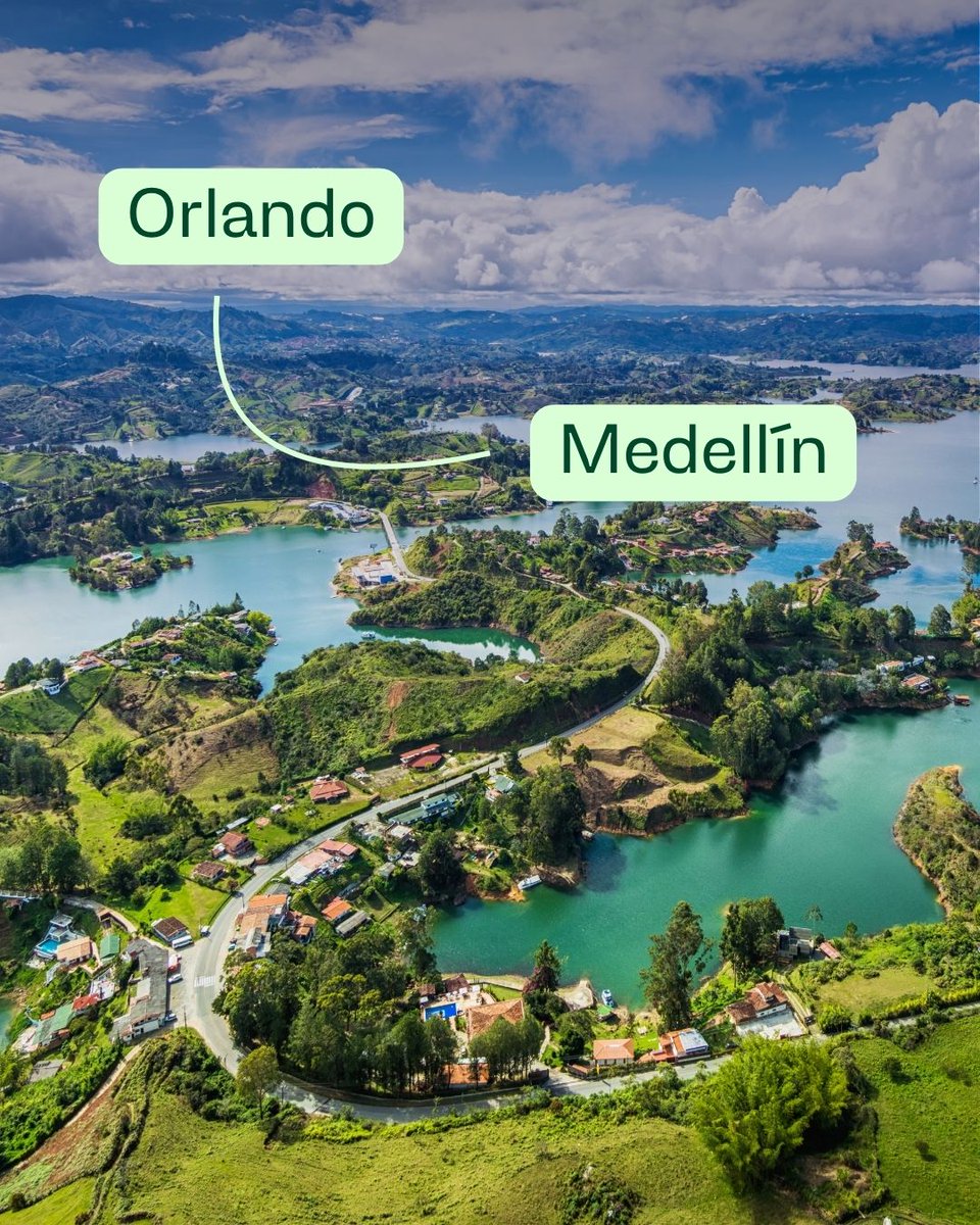 FlyFrontier's tweet photo. It's official. We now fly from Orlando to Colombia. Three cities, one incredible country. Bogotá, Cartagena, and Medellín are all on the map. ​
​
Book your Colombia getaway today and tell us which city you're exploring first.  Learn more at: https://t.co/8e31pXLYOW https://t.co/LZD53579Ii