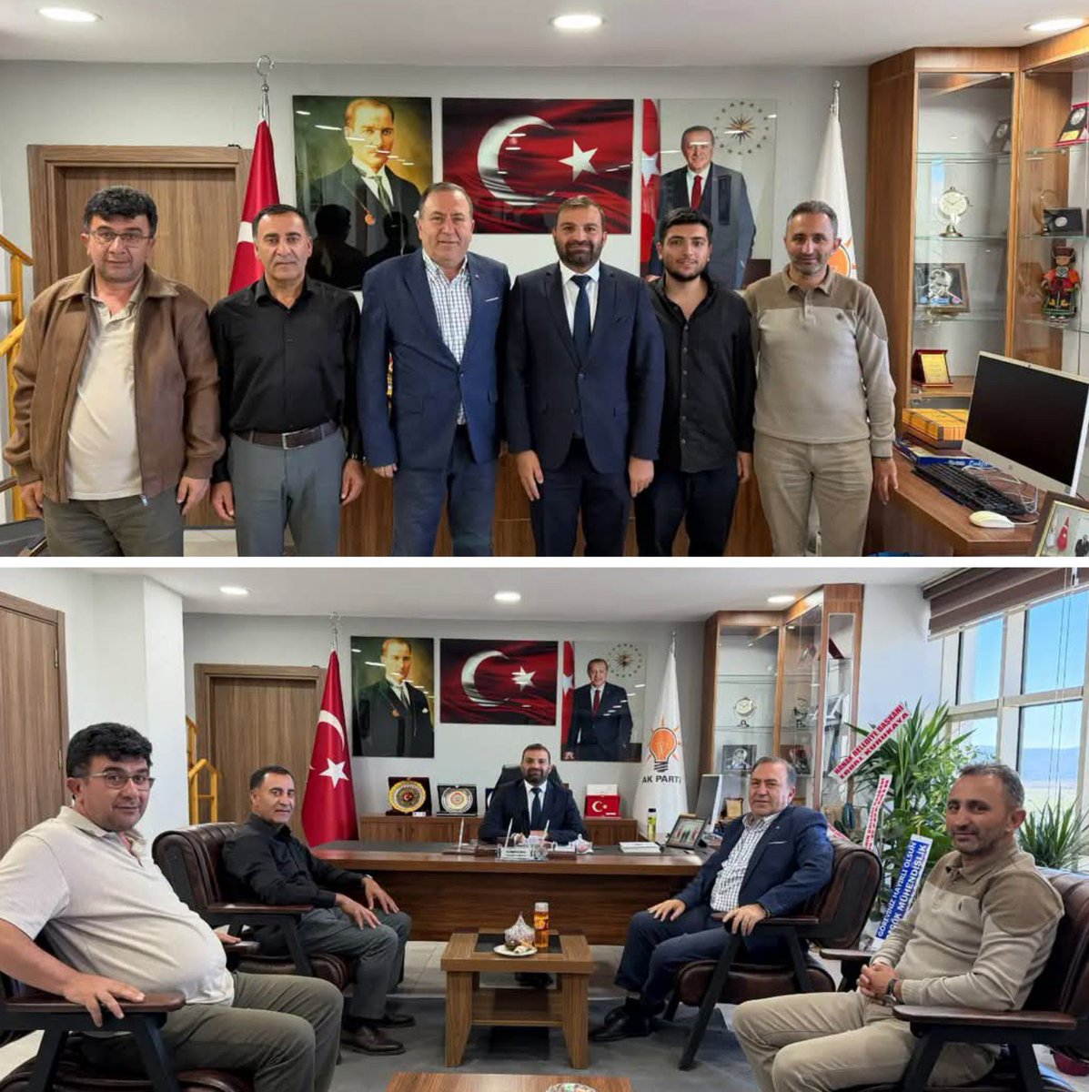 ARDAHANAKPARTi's tweet photo. Ardahan Ticaret ve Sanayi Odası Yönetim Kurulu Başkanı Sayın Çetin Demirci ve Yönetim Kurulu Üyeleri, İl Başkanımız Sayın Hasan Şenel’i ziyaret ettiler.

Nazik ziyaretleri ve değerli sohbetleri için kendilerine teşekkür ediyoruz. https://t.co/9nVGzplm5z