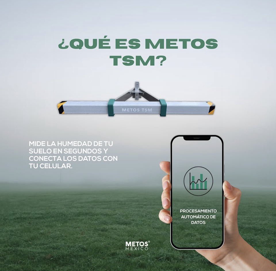 Metos_mx's tweet photo. Con METOS TSM obtienes información precisa sobre la humedad y la variabilidad del suelo.
Estos datos te permiten optimizar riego, planificar la siembra y asignar mejor tus recursos.

Contáctanos 📲  452-203-29-15
✉️  ventas@metos.mx

METOS TSM

#MetosMéxico #TSM #MonitoreoDeSuelo https://t.co/jf4MZqY074