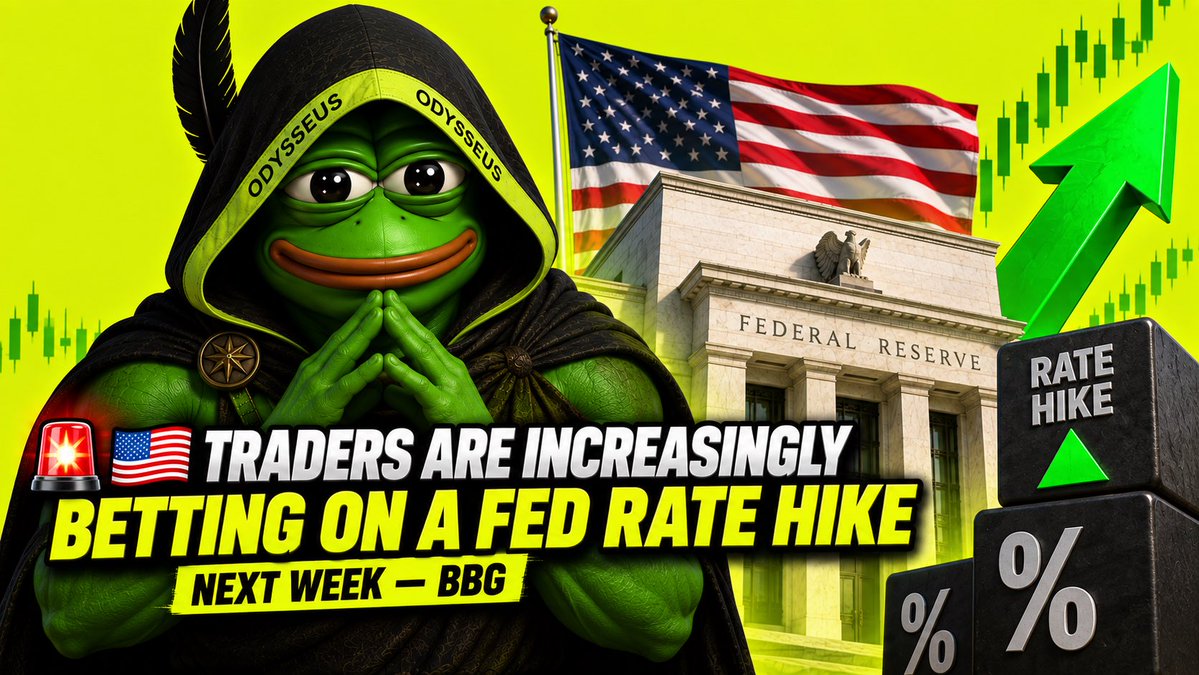 ODYSSEUSPD's tweet photo. ⚠️🇺🇸#FED #USA
Traders are increasingly betting on a Fed rate hike next week — BBG https://t.co/A5tUxBbfqP