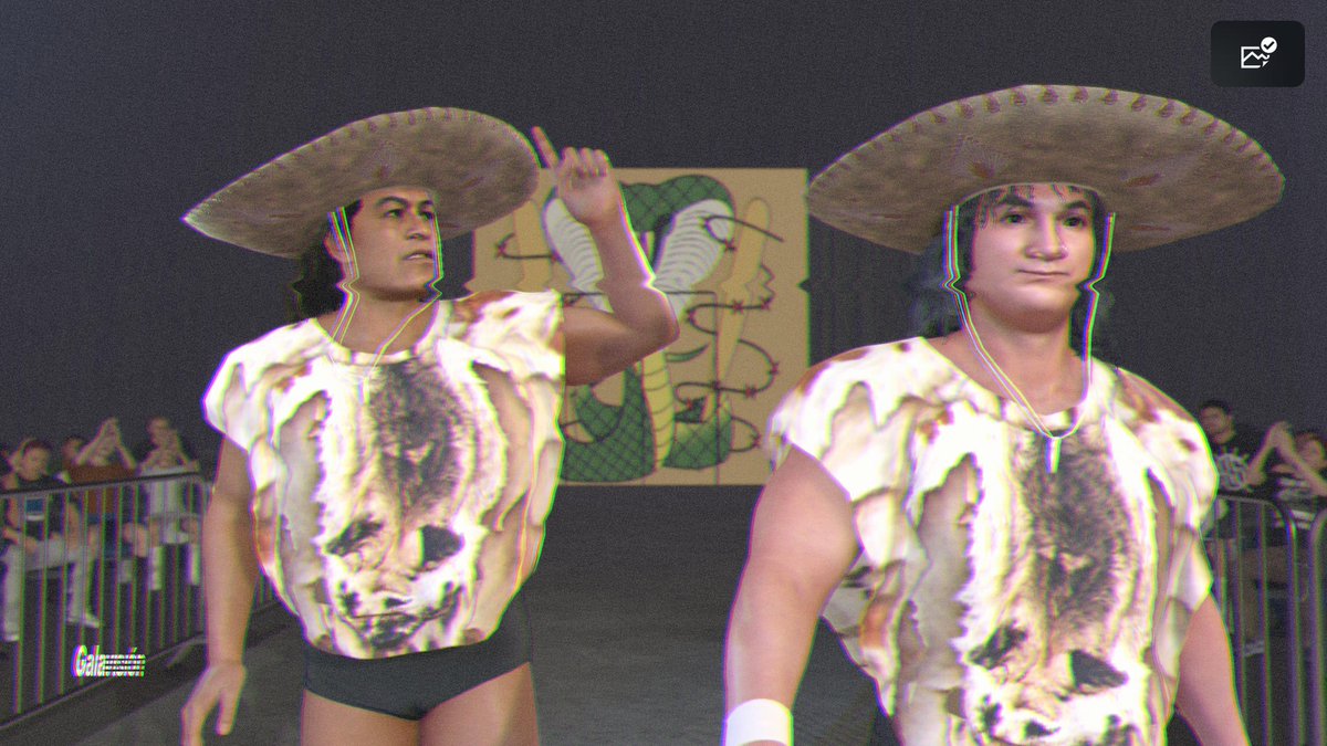 TheGreatSwanson's tweet photo. #LosAguayos available for home consoles NOW #SuperStrikerUSA, #Aguayo, #AAA #WWE2K26 https://t.co/9dfmhDMHhH