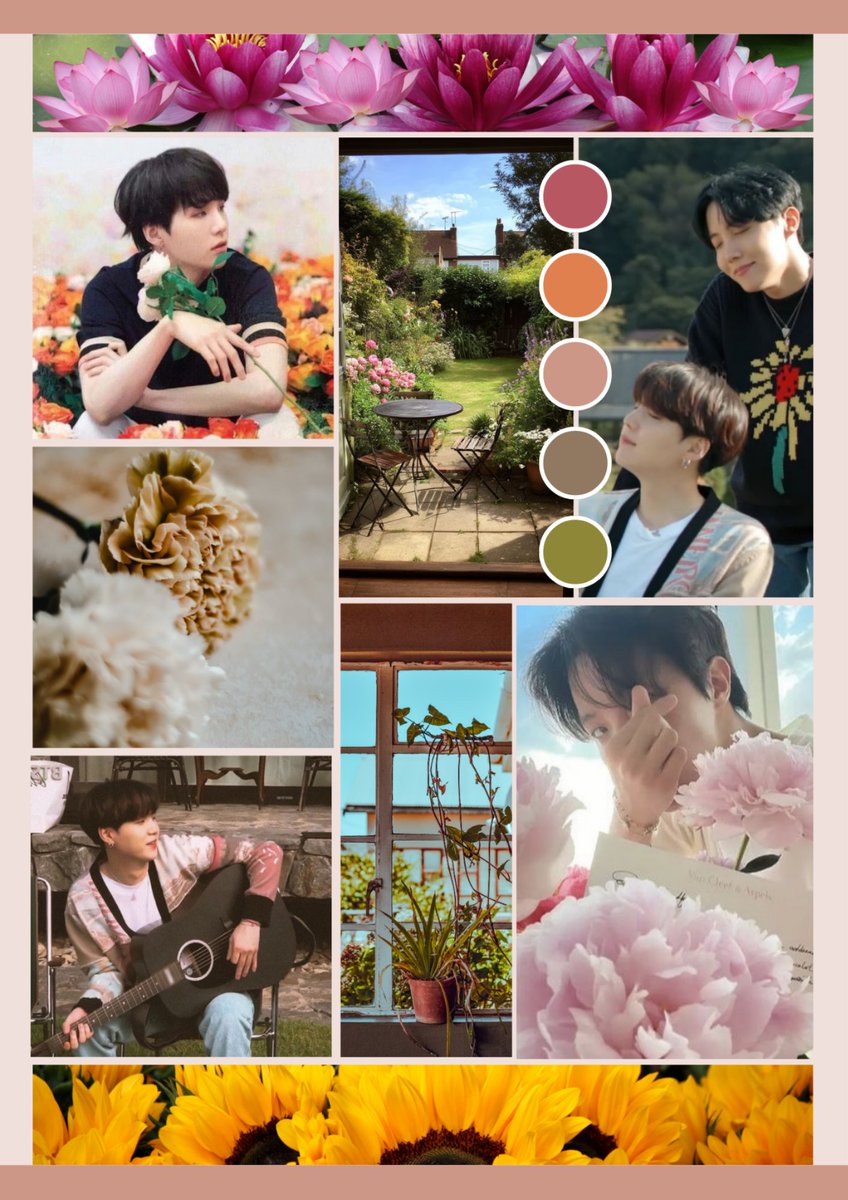 BTSeven4ever's tweet photo. The Lotus and His Sunflower
#sopeau #sope
Hoseok loved flowers. They were beautiful precisely because they did not last forever. Maybe that was how Hoseok lived too.
But then came Yoongi. Giving him a place to set roots.
https://t.co/YvxVsMz6xB https://t.co/fPf43uydAj