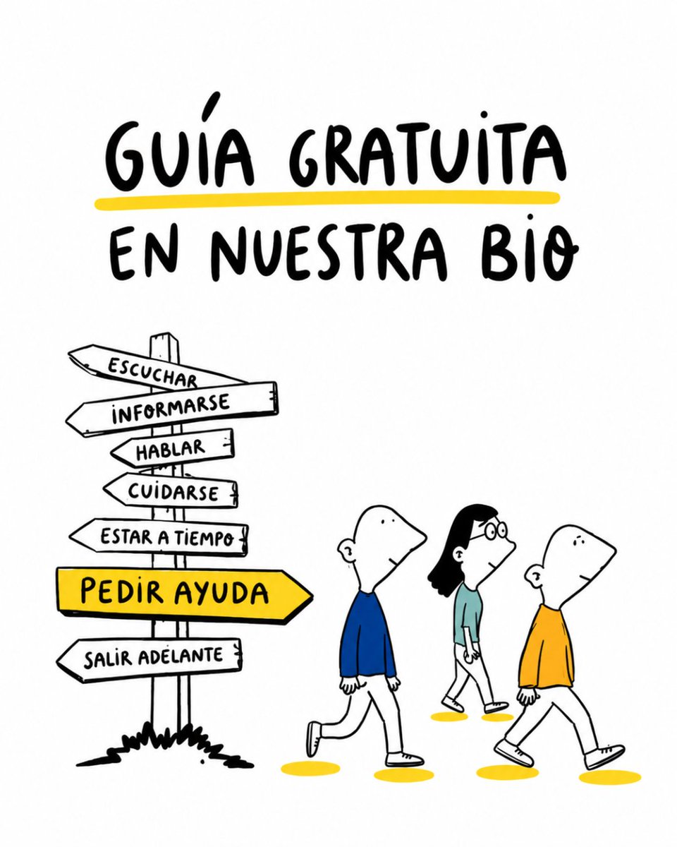 FUNDADEPS's tweet photo. 💜 Hoy, 10 de septiembre, recordamos que escuchar, tomar en serio el sufrimiento y saber pedir ayuda también es prevención.

Compartimos ilustraciones de @occimorons para nuestra guía sobre prevención del riesgo de suicidio juvenil.

📌 Guía gratuita en nuestra bio.

#SaludMental https://t.co/FK7oujxjDp