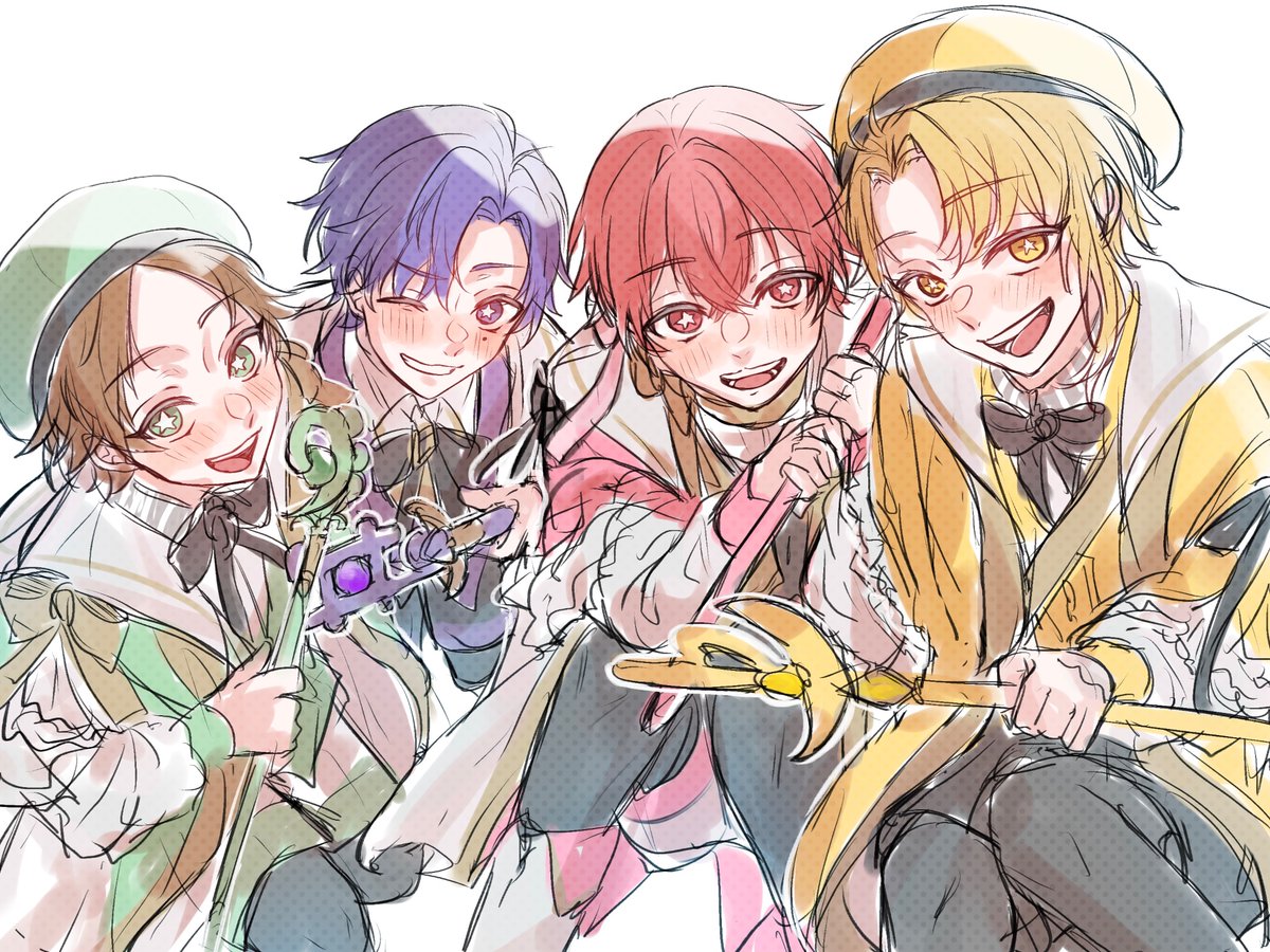hiiragi_rota's tweet photo. 💚💜❤️💛🪄︎︎✨ https://t.co/GFnli9cuXG