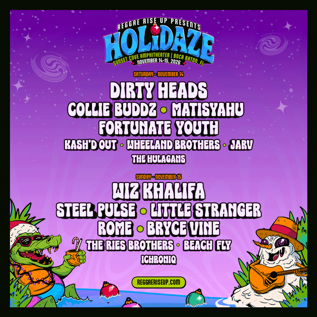 X1023FM's tweet photo. 🌴🎶Listen &amp; WIN!🎶

Score a pair of tickets to Reggae Rise Up presents #HolidazeFest Nov. 14-15 at #SunsetCoveAmphitheater featuring Dirty Heads, Wiz Khalifa, Steel Pulse, Collie Buddz &amp; more!🔥

🎧Stream X102.3 for 5 hrs/day while logged in.✅ Every 5-hour day = another entry! https://t.co/Q3orrAAo9w