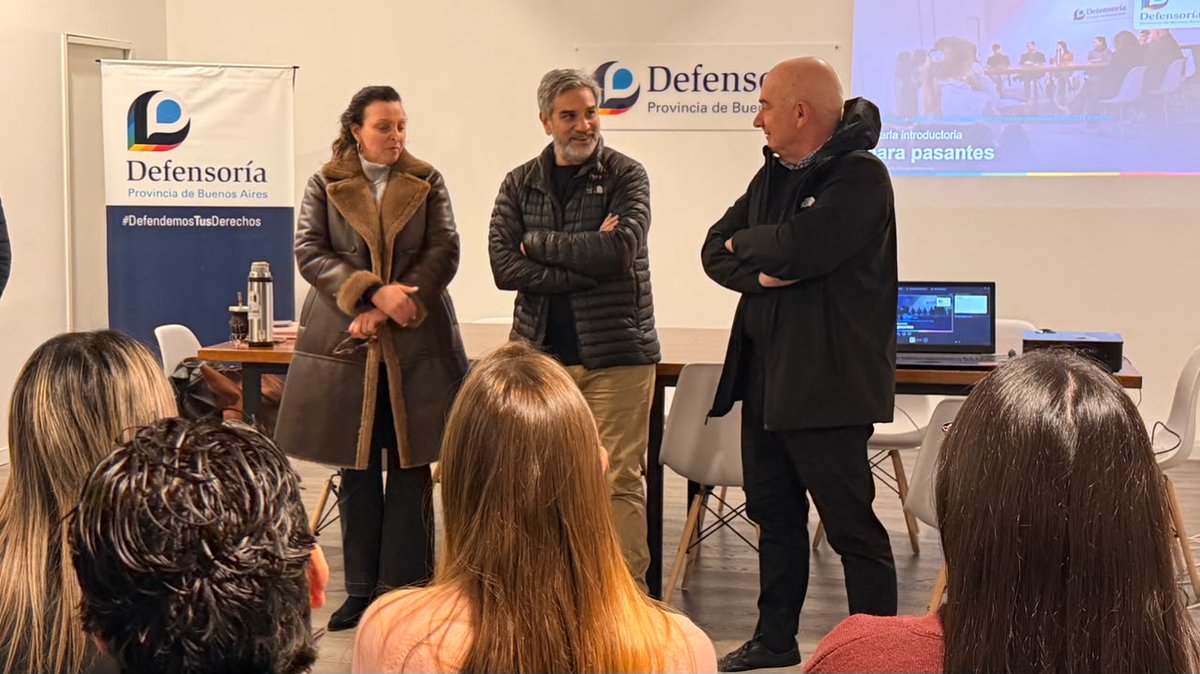 defensoriaPBA's tweet photo. 📚 Iniciamos la 8° edición del programa de prácticas pre profesionales no rentadas en la Defensoría, con estudiantes de la Facultad de Ciencias Jurídicas y Sociales de la @unlp https://t.co/oVhmfIfG7u