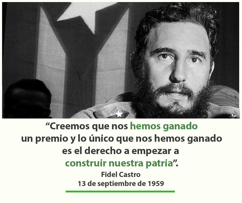 FSoldadodeIdeas's tweet photo. #FidelCastro en la sesión de clausura del XXIV Consejo Nacional de la CTC, 13 de septiembre de 1959: “Creemos que nos hemos ganado un premio y lo único que nos hemos ganado es el derecho a empezar a construir nuestra patria”.

https://t.co/QcmpugSuhr
#100AñosConFidel #Cuba https://t.co/9fKHqbpjLN